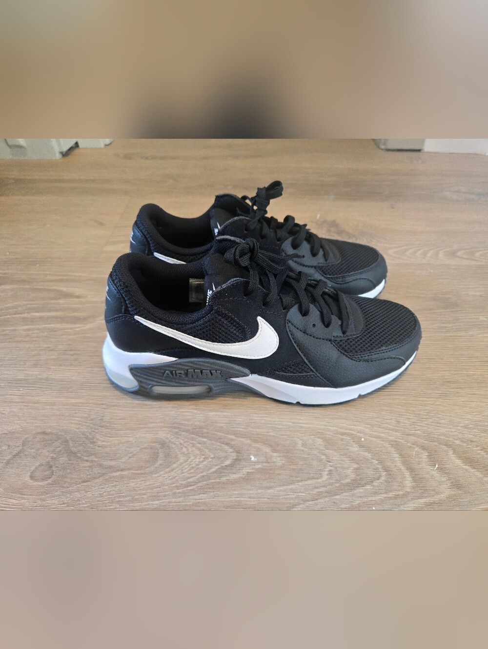 Nike Air Max Excee Black White Women's Running Sneakers CD5432-003 Size 9.5